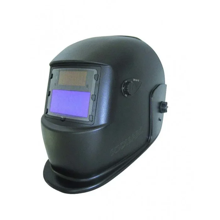 Masque de soudage meulage 2 en 1 électro optique noir réglable teinte variable de 9 SODISARC – 05754