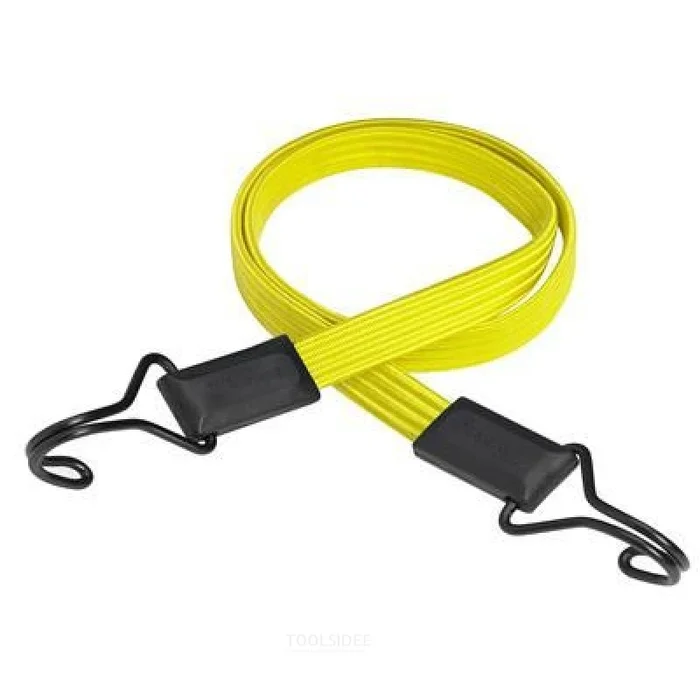 MasterLock Flat Bungee 100cm double crochet jaune