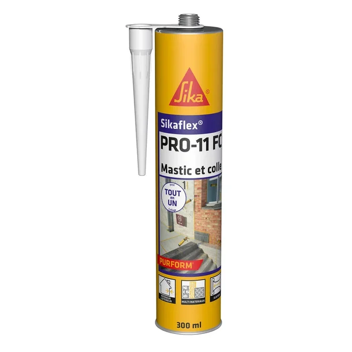 MASTIC-COLLE CARTON DE 20 RECHARGES 600ML DE SIKAFLEX PRO-11 FC PURFORM BLANC – SIKA – 644848