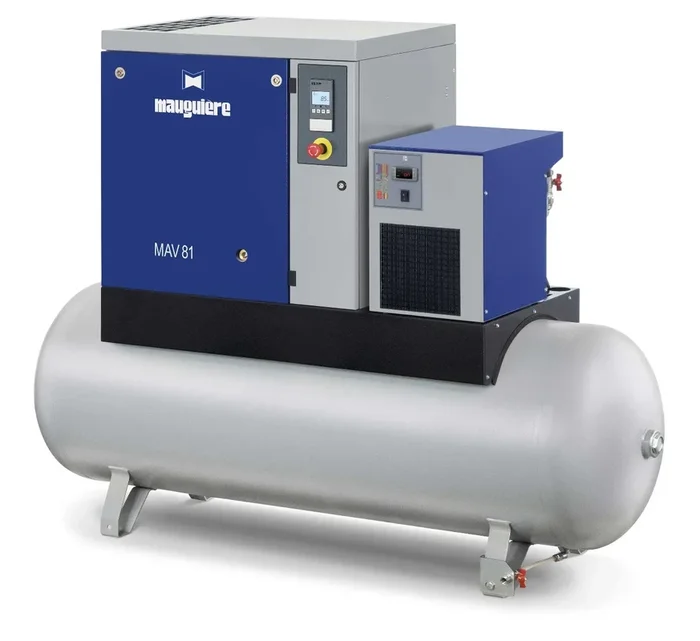 Mauguière MAV RS 141-10 / 270 compresseur à vis 15HP 270L (400V) avec sécheur