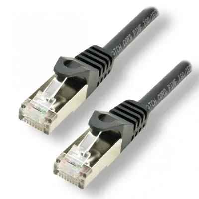 Mcl ic5l99a0007sh1n câble de réseau noir 1 m cat7 s/ftp (s-stp)