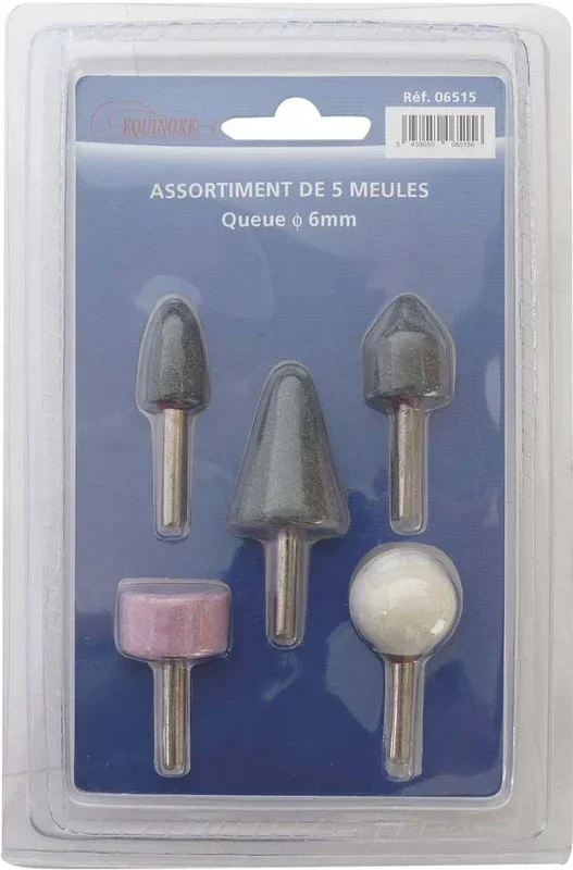 Meule sur tige 6mm – blister de 5 pcs – 6515
