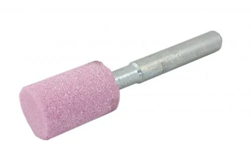 Meule tige d. 6x40mm corindon rose cylindrique d. 20x25mm SAM OUTILLAGE – 1962014