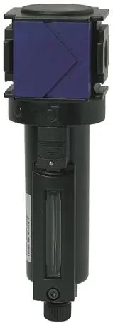 Micro-filtre -variobloc- / G 1/2 / 1000 l/min /avec récipient métallique et tube de visualisation / 0,01 µm 125322
