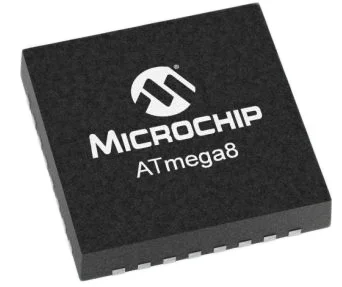 Microcontrôleur, 8bit, 1 ko RAM, 8 ko, 8MHz, VQFN 32, série ATmega