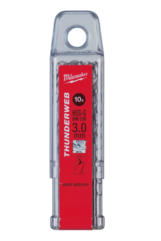 Milwaukee 4932352388 Foret métaux Thunderweb HSS-G – 1 x 34 x 12 mm – (2 pièces)