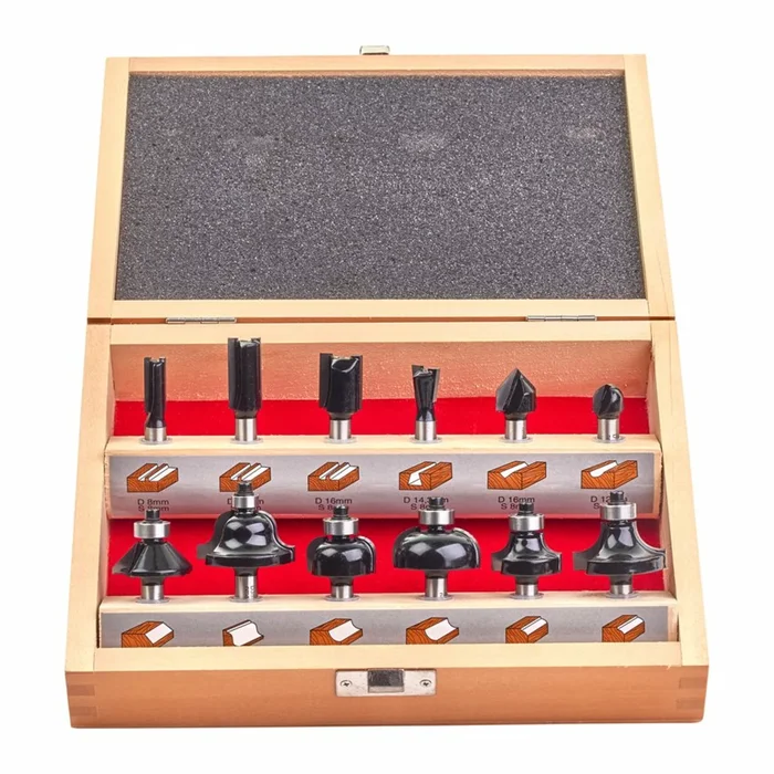 Milwaukee 4932451668 Jeu de toupies 12 pièces – 8mm