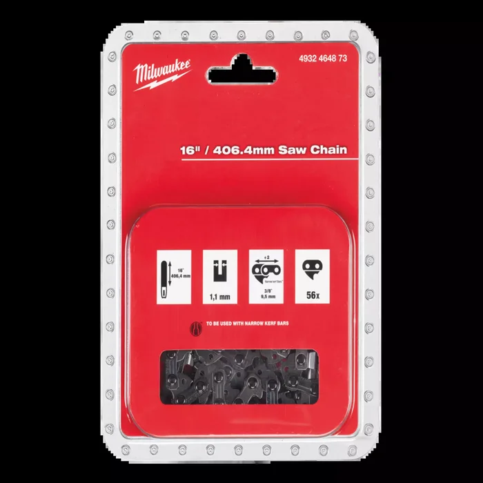 Milwaukee 4932464873 Chaîne de scie pour M18 FCHS – 3/8″ – 40cm
