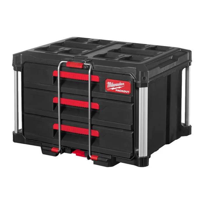 Milwaukee 4932472130 Packout – Boîte à outils – 3 tiroirs