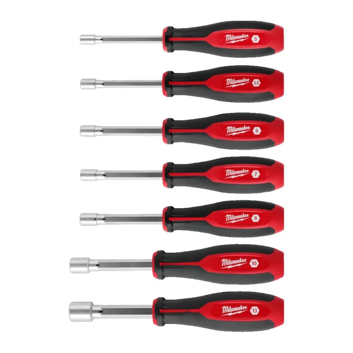 Milwaukee 4932479891 Jeu de tournevis à douille 7 pièces HOLLOWCORE™ – magnétique