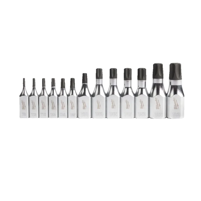 Milwaukee 4932480565 Ensemble d’embouts 10 pièces 3/8″ FOUR FLAT TX
