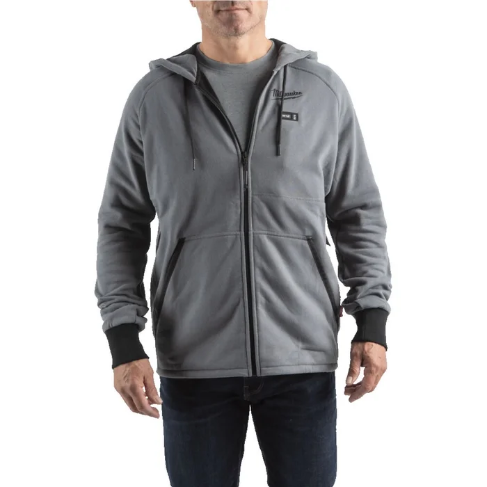 Milwaukee M12 HHGREY4-0 (L) Sweat à capuche chauffant – gris – L