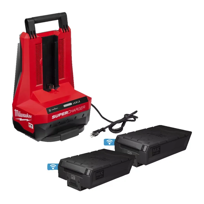Milwaukee MXF FORGENRG-802FC MX Fuel FORGE™ kit de démarrage sans fil (2x 8.0Ah) + chargeur rapide