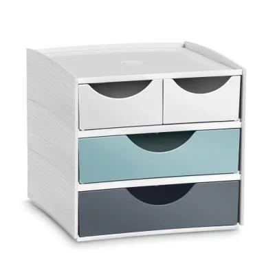 Mini Module de rangement CEP 4 tiroirs – Coloris Riviera