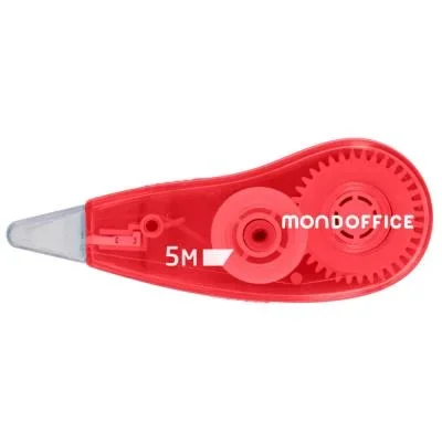 Mini roller de correction à sec Mondoffice – 5 mm x 5 m – Corps bleu translucide