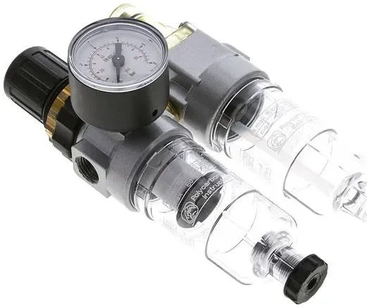 Mini unité de maintenance, 2 pièces, G 1/4&Prime;, 0,1 – 3 bar