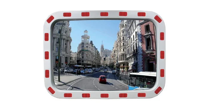 Miroir de sécurité avec bande réfléchissante MW Tools