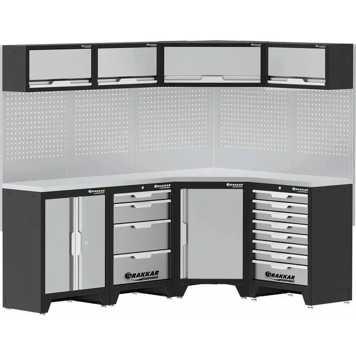 MOBILIER D&rsquo;ATELIER 4 ELEMENTS ANGLE INOX 430 – DRAKKAR EQUIPEMENT – 72595