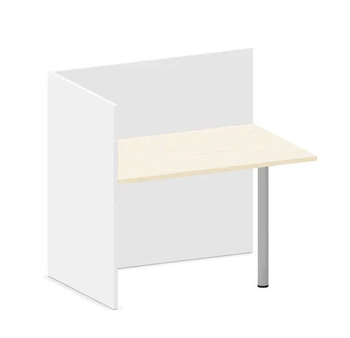 Module d&rsquo;angle 90° droit Lucy – Panneau frontal Blanc