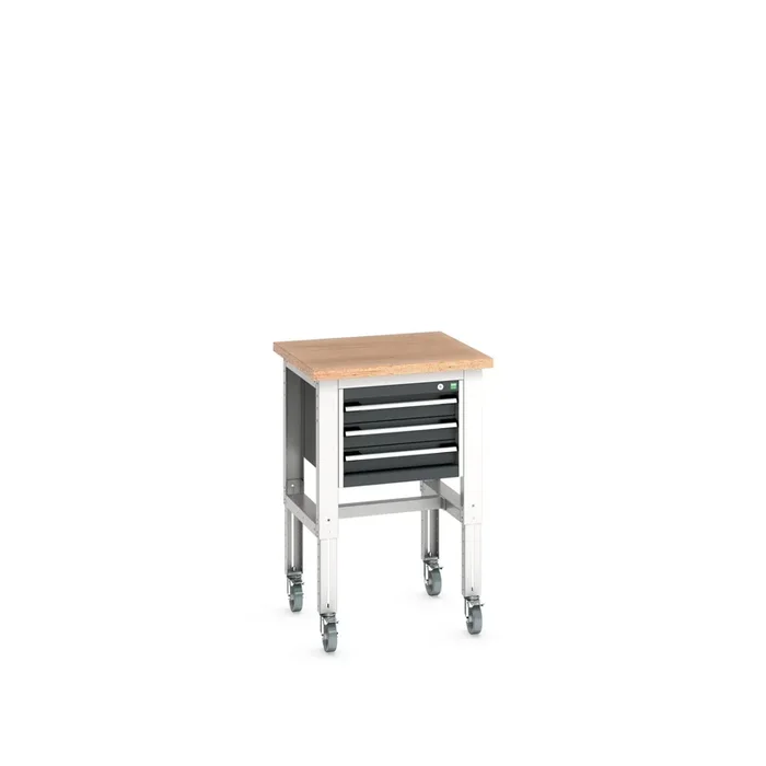 Module d’armoire à outils Bott en Tôle d’acier 3 tiroirs à roulettes