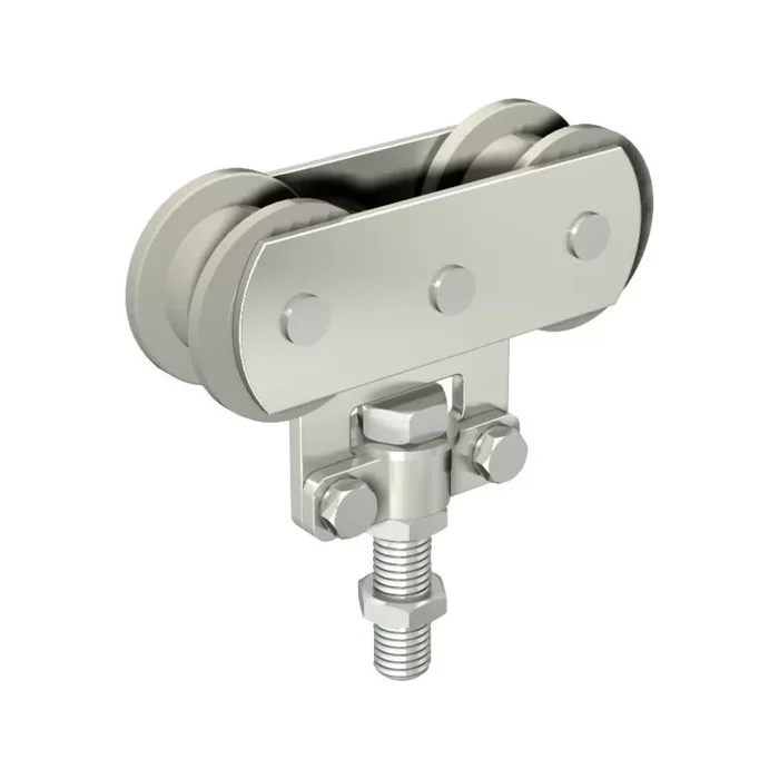 Monture 2 galet Delrin sportub 50×40 255D capacite 150 kg (prix a l&rsquo;unite)