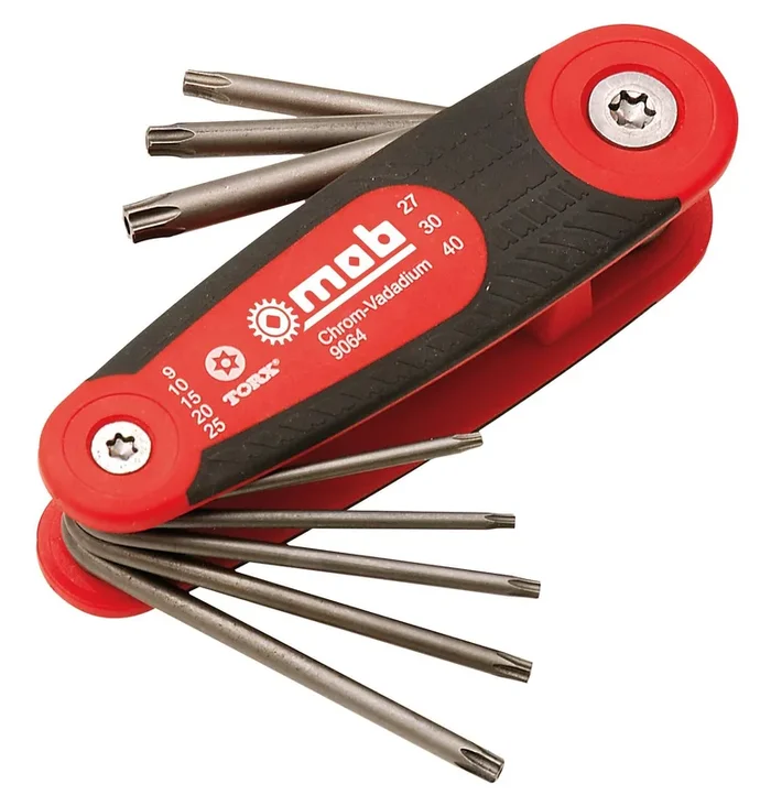 MONTURE 8 CLES MALES TORX PERCEES CRV MOB – 9064011201