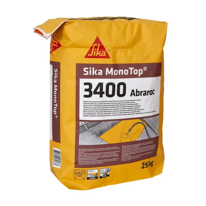 MORTIER SAC DE 25KG DE SIKA MONOTOP-3400 ABRAROC – SIKA – 552455
