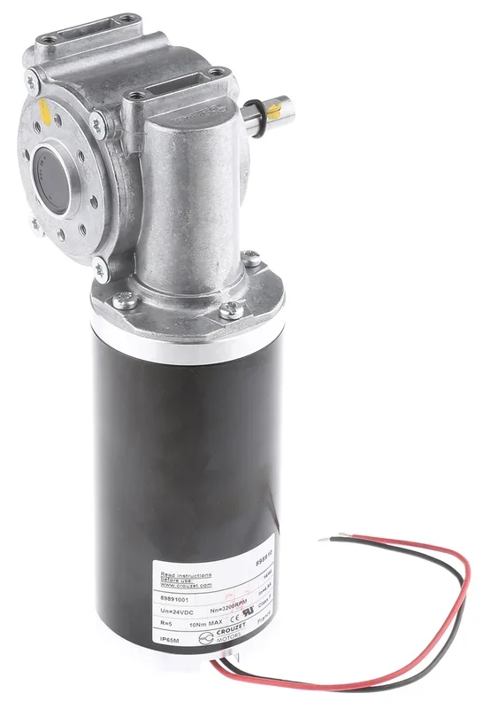 Motoréducteur CC Crouzet, 24 V c.c., 209 W, 686 tr/mn, dia. de l’arbre 9.99mm