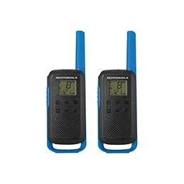 Motorola talkabout t62 radio bidirectionnelle 16 canaux 12500 mhz noir, bleu