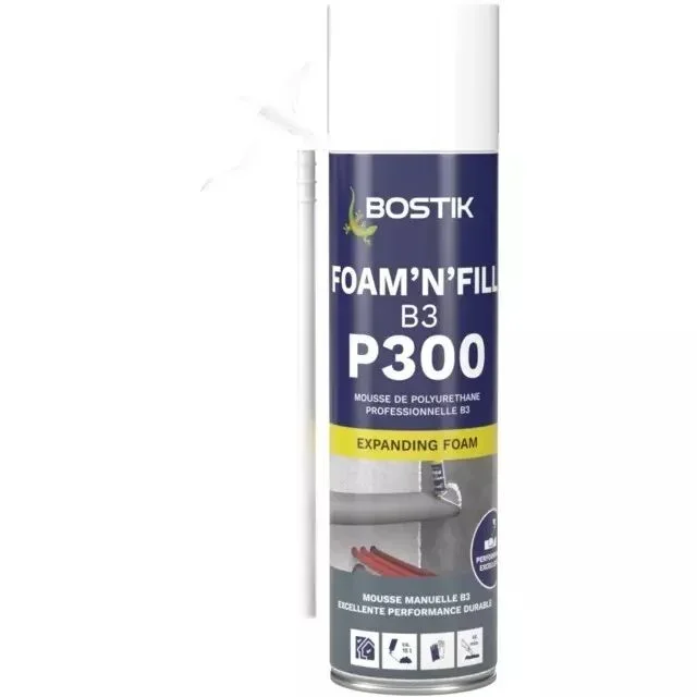 Mousse polyurethane isolante foam’n »fill b3 aerosol 500ml bostik