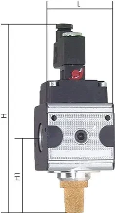 MULTIFIX Electrovanne 3/2 voies (NC), G 3/8&Prime;, 24 V DC