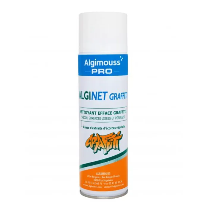 Nettoyant Alginet Graffiti special surfaces lisses et poreuses aerosol 400 ml