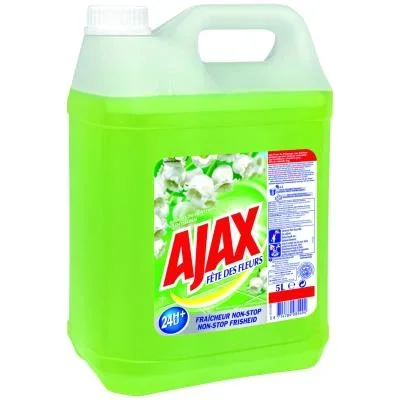 Nettoyant multi-usages Ajax Fête des fleurs – parfum fleurs de printemps – bidon de 5 litres