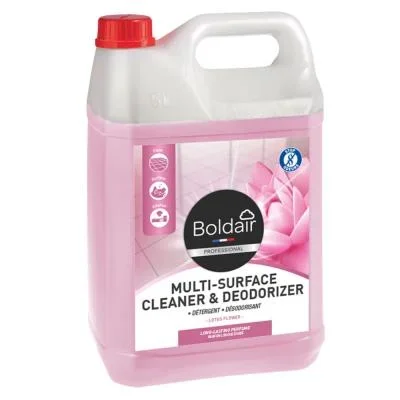 Nettoyant multi-usages désodorisant Boldair – Parfum fleur de Lotus – Bidon 5 L
