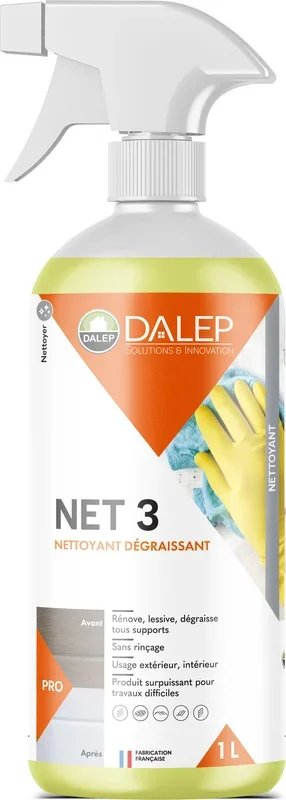 Nettoyant NET 3 Dégraissant – Pulvérisateur 1 L DALEP – 1.04.0043.01
