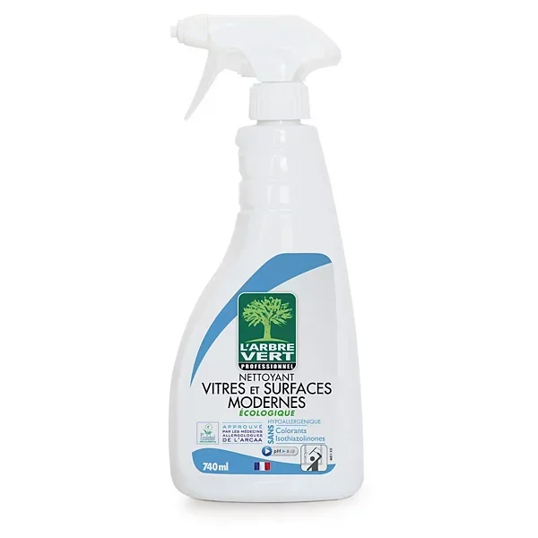 Nettoyant vitres et surfaces modernes L&rsquo;ARBRE VERT