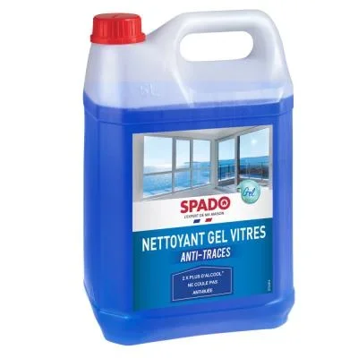 Nettoyant vitres et surfaces Spado – Gel anti-traces – Bidon 5L