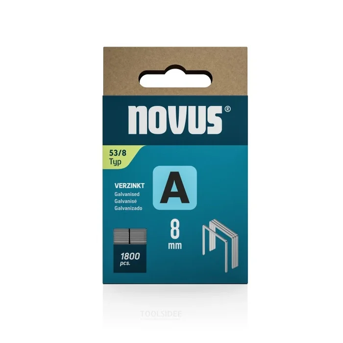 Novus Agrafe avec fil fin A 53/8mm (1.800 pièces)