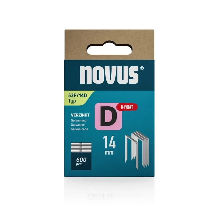 Novus Not avec filetage plat D 53F/14mm Point D (600 pièces)
