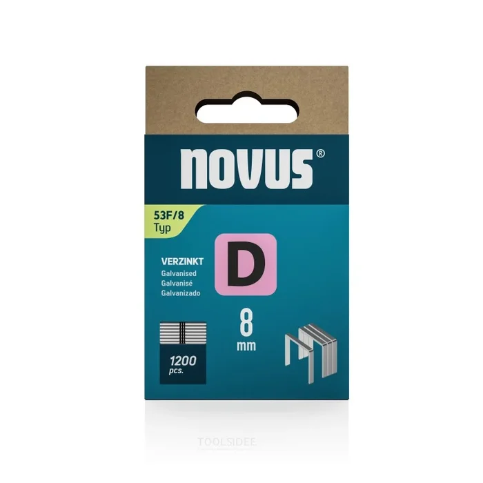 Novus Not avec filetage plat D 53F/8mm (1 200 pièces)