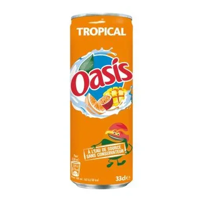 Oasis Tropical – canette de 33 cl