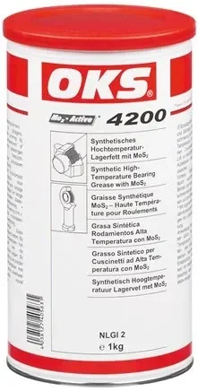 OKS 4200 – Graisse synthétique haute température (MoS2) bidon de 1 kg