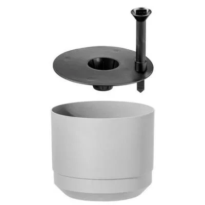 orthex Pot de fleurs PAULINA, diamètre : 250 mm, blanc
