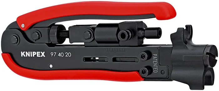 Outil de compression pr connecteurs coax KNIPEX – 97 40 20 SB