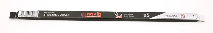 PACK 5 LAMES SCIE BI-METAL BLANC 10 DENTS/CM MOB – 6313310501