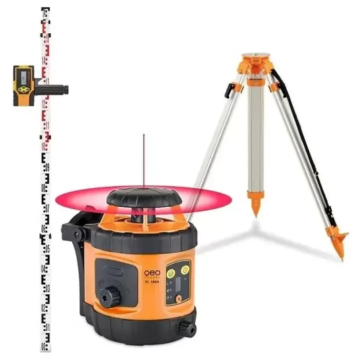 Pack laser rotatif FL190A + trepied + cellule + mire