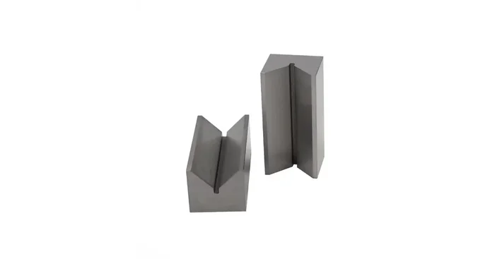 Paire de blocs en V de précision en acier spécial 200x65x55 mm pour arbres de 5 à 75 mm avec une précision de 0,064 mm MIB