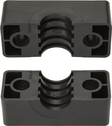 Paire de mâchoires 48,3mm, taille 4, série lourde Polypropylène