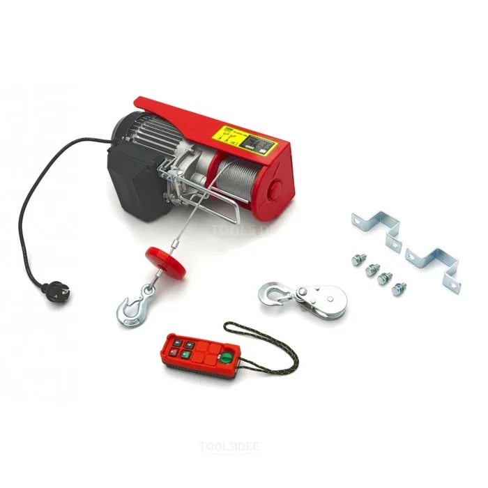 Palan électrique HBM 500 kg avec télécommande sans fil 18 m