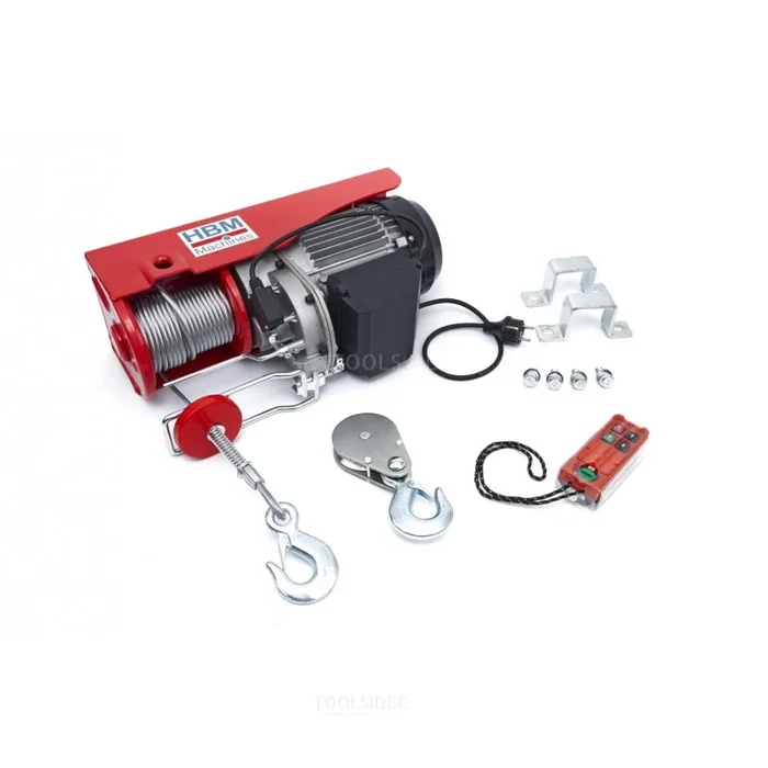Palan électrique HBM avec télécommande sans fil